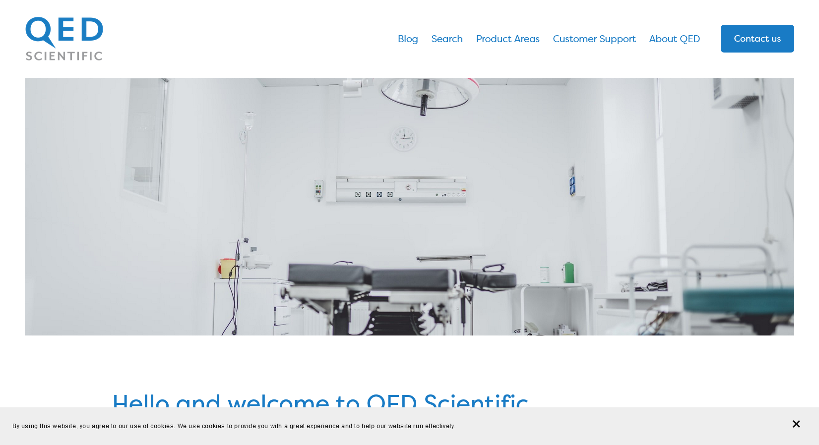 QED Scientific Ltd Website