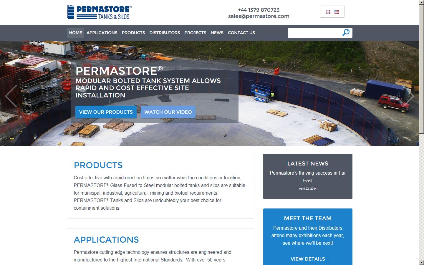 Permastore Limited Website