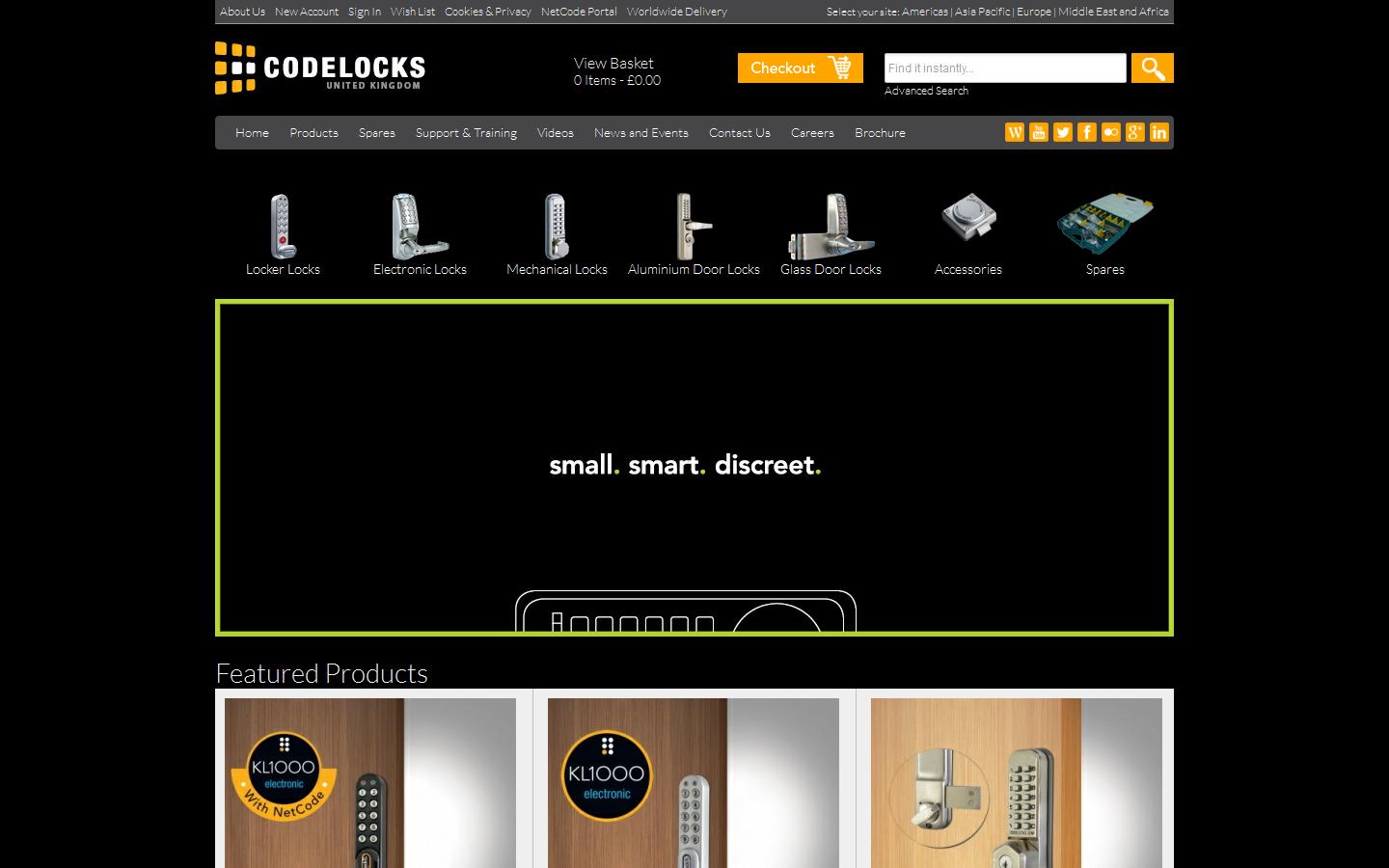 Codelocks Ltd Website