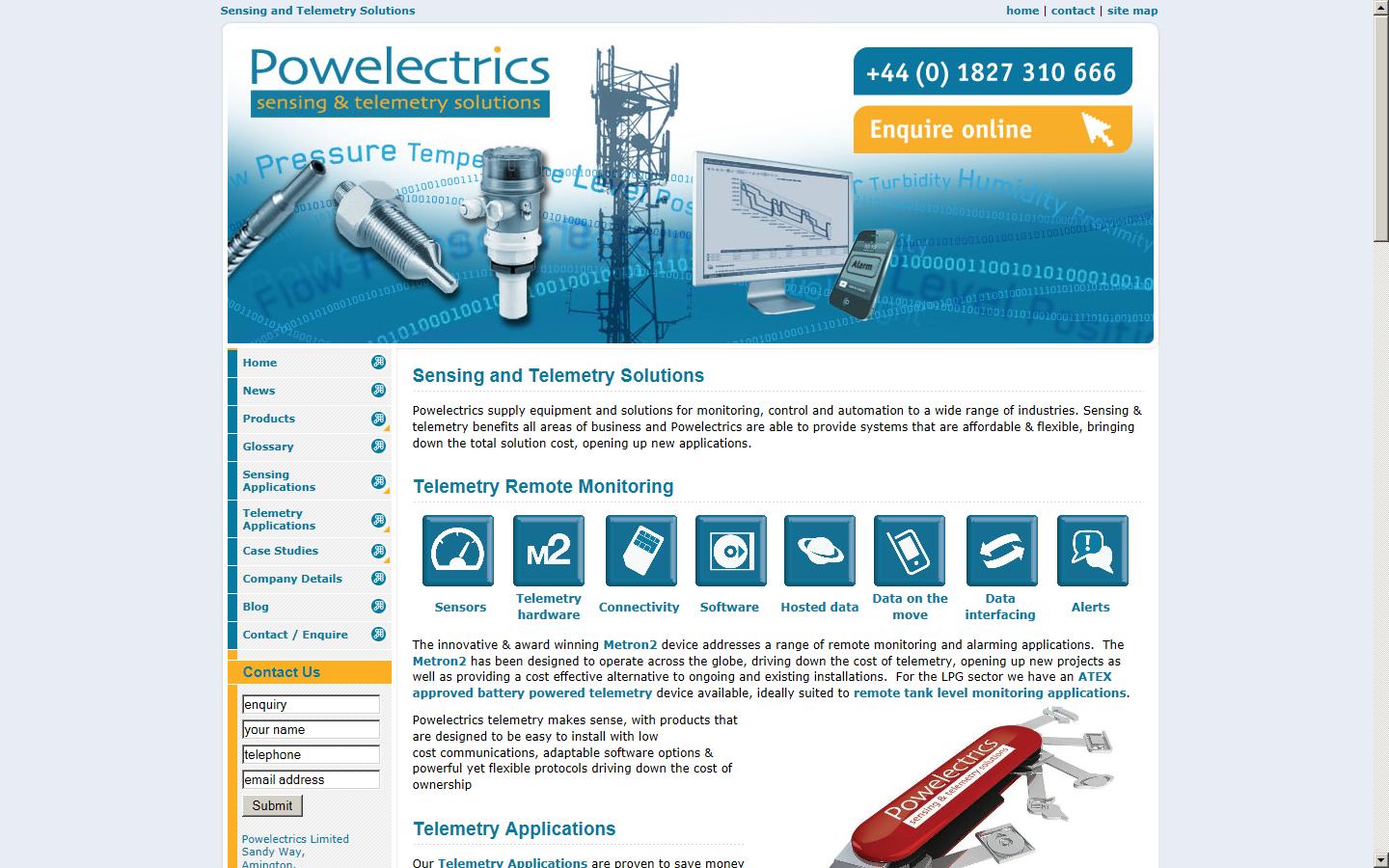 Powelectrics Limited Website