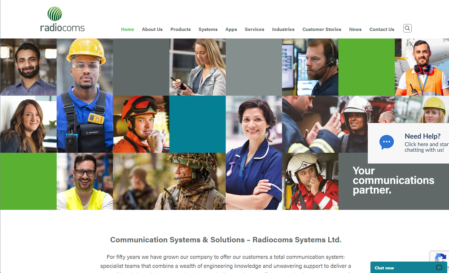 Radiocoms Systems Ltd Website