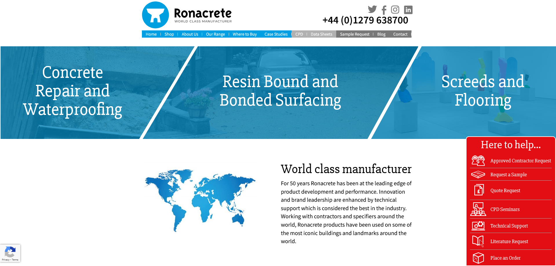 Ronacrete Ltd Website