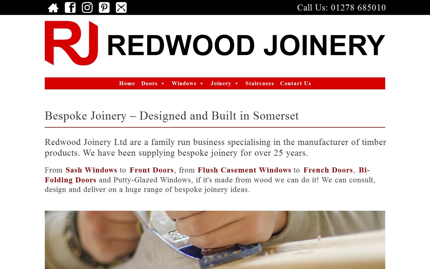 Redwood Joinery Ltd Website