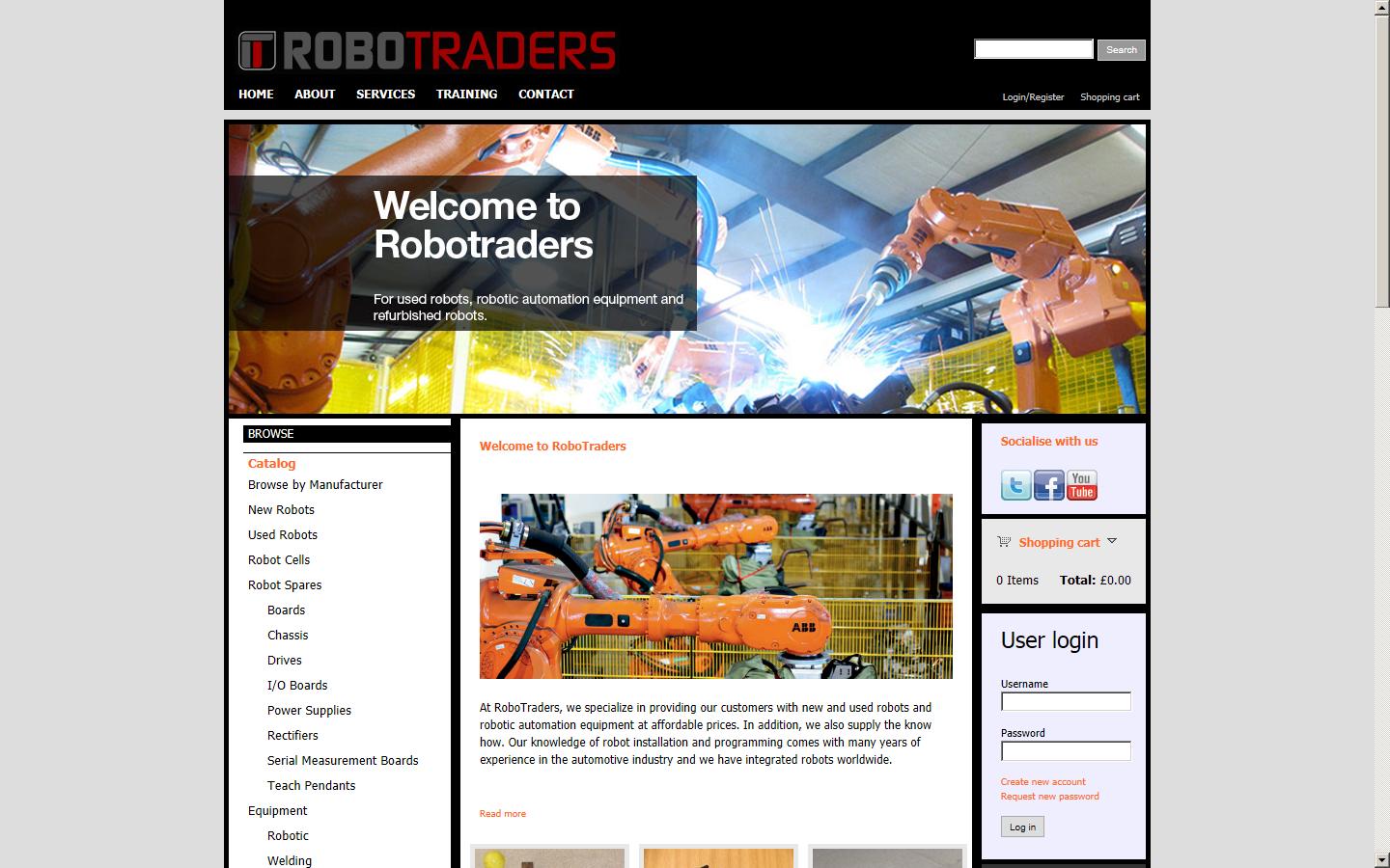 Robotraders Ltd Website