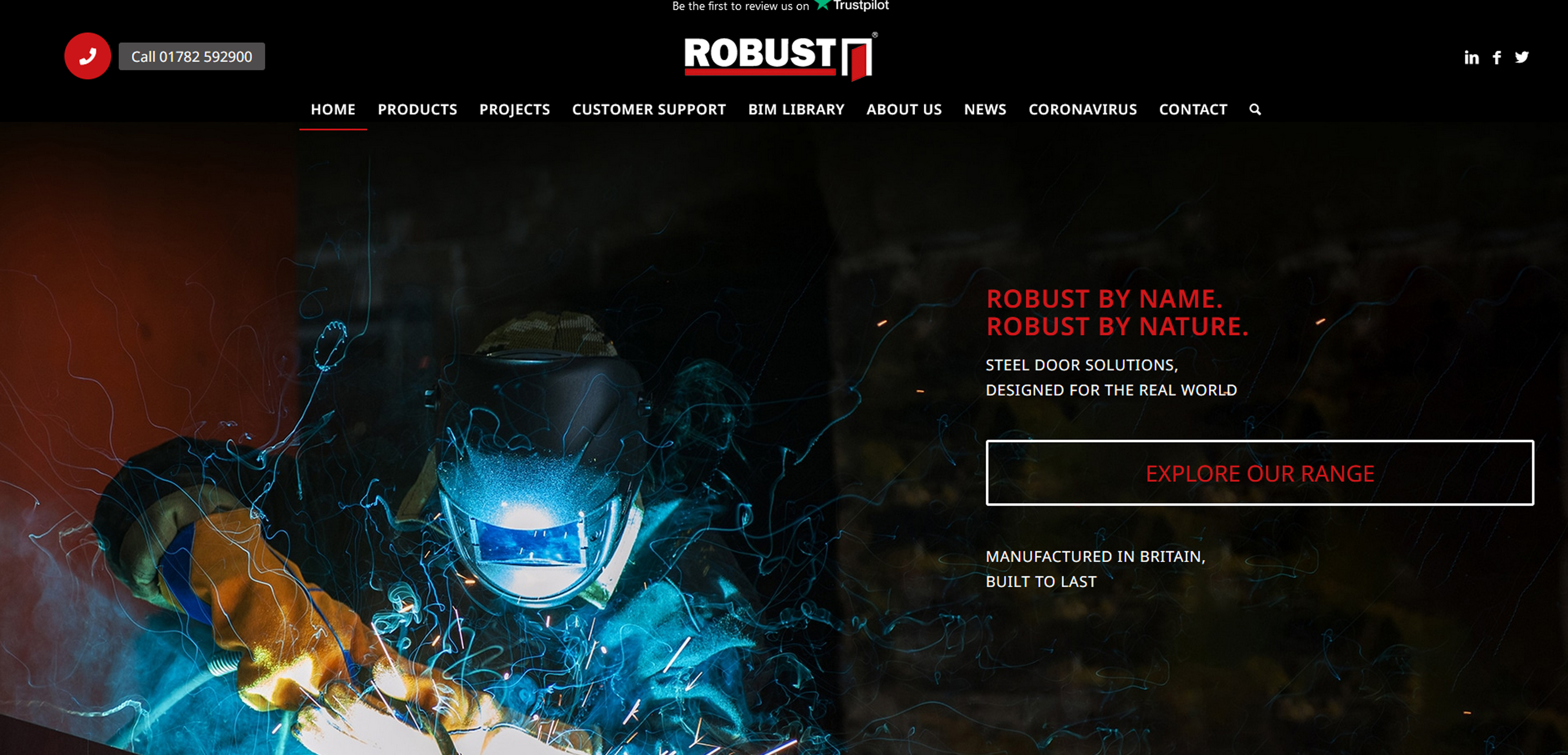 Robust UK Ltd  Website