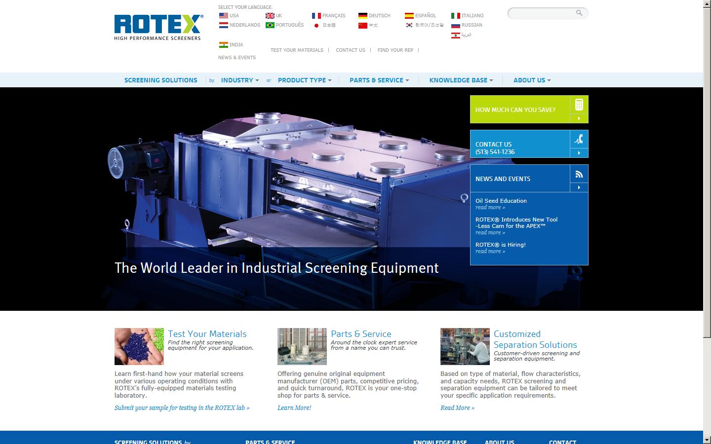 ROTEX Europe UK Website