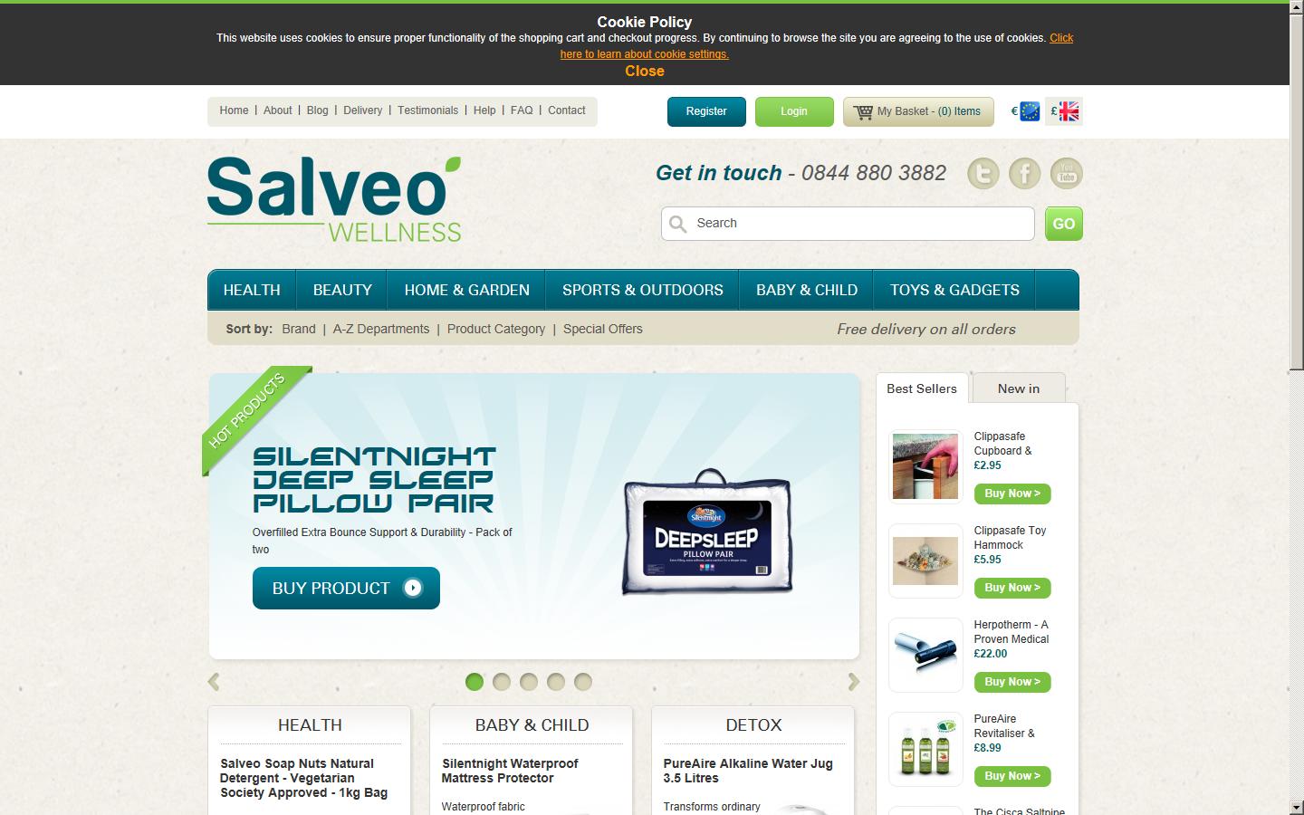 Salveo Ltd  Website