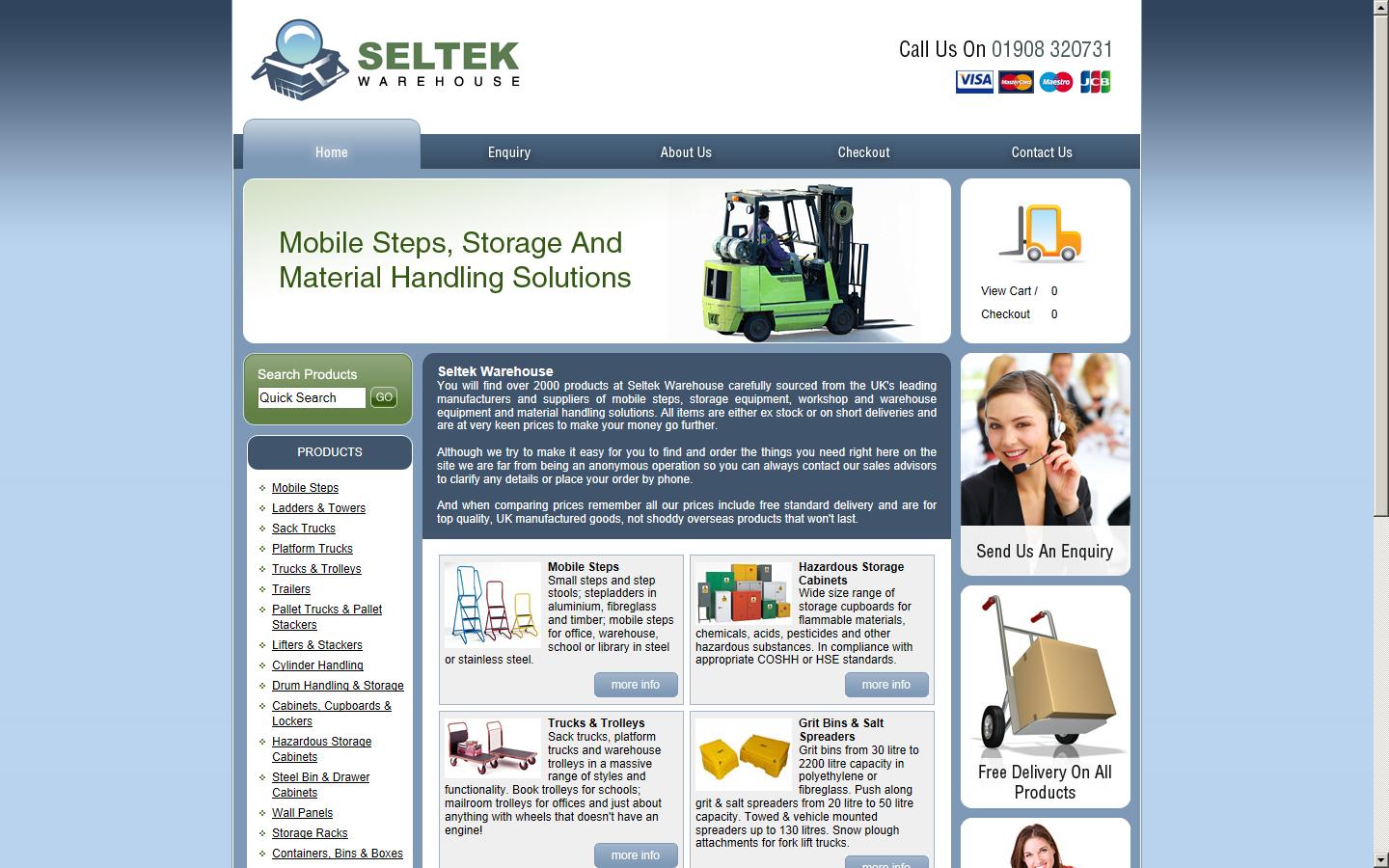 Seltek Solutions Website