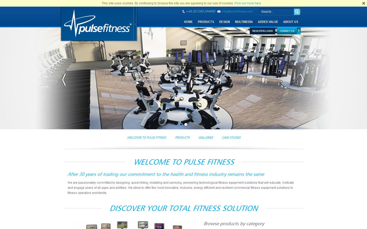 Pulse Fitness Ltd Website