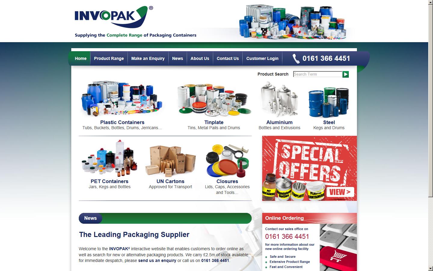 Invopak Website