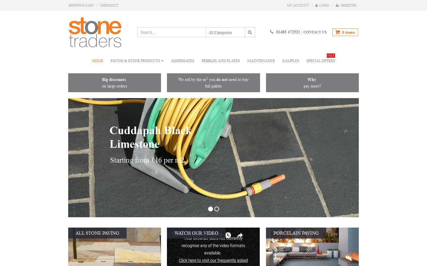 Stone Traders Website