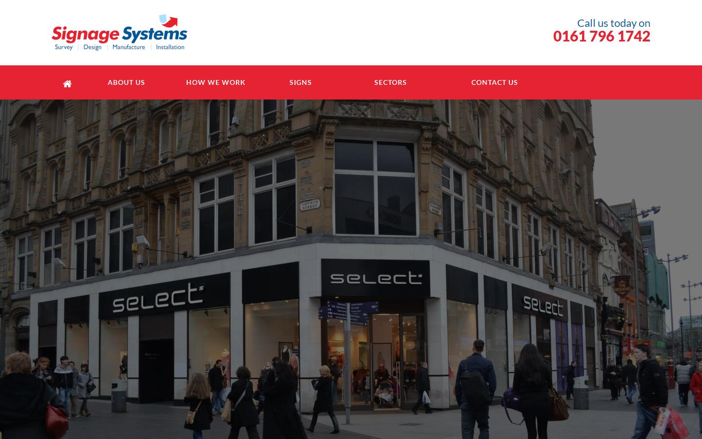 Signage Systems Ltd Website