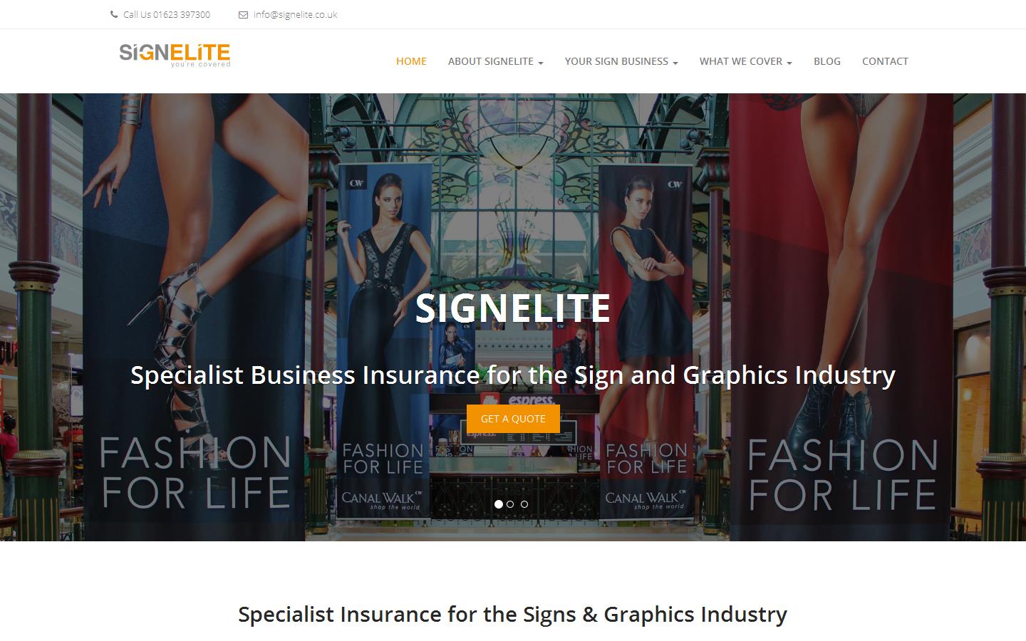 Signelite  Website