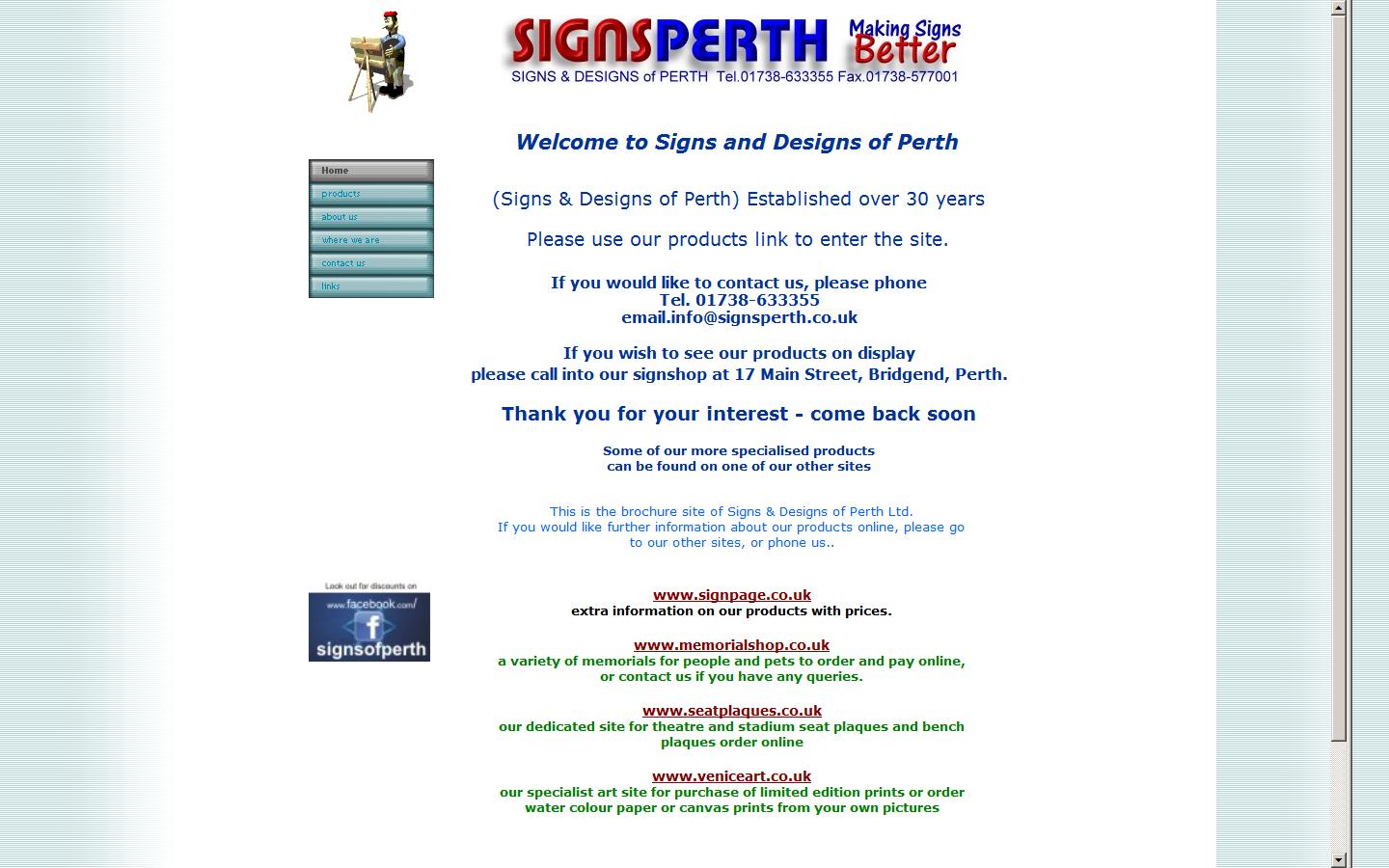 Signs & Designs of Perth  Website