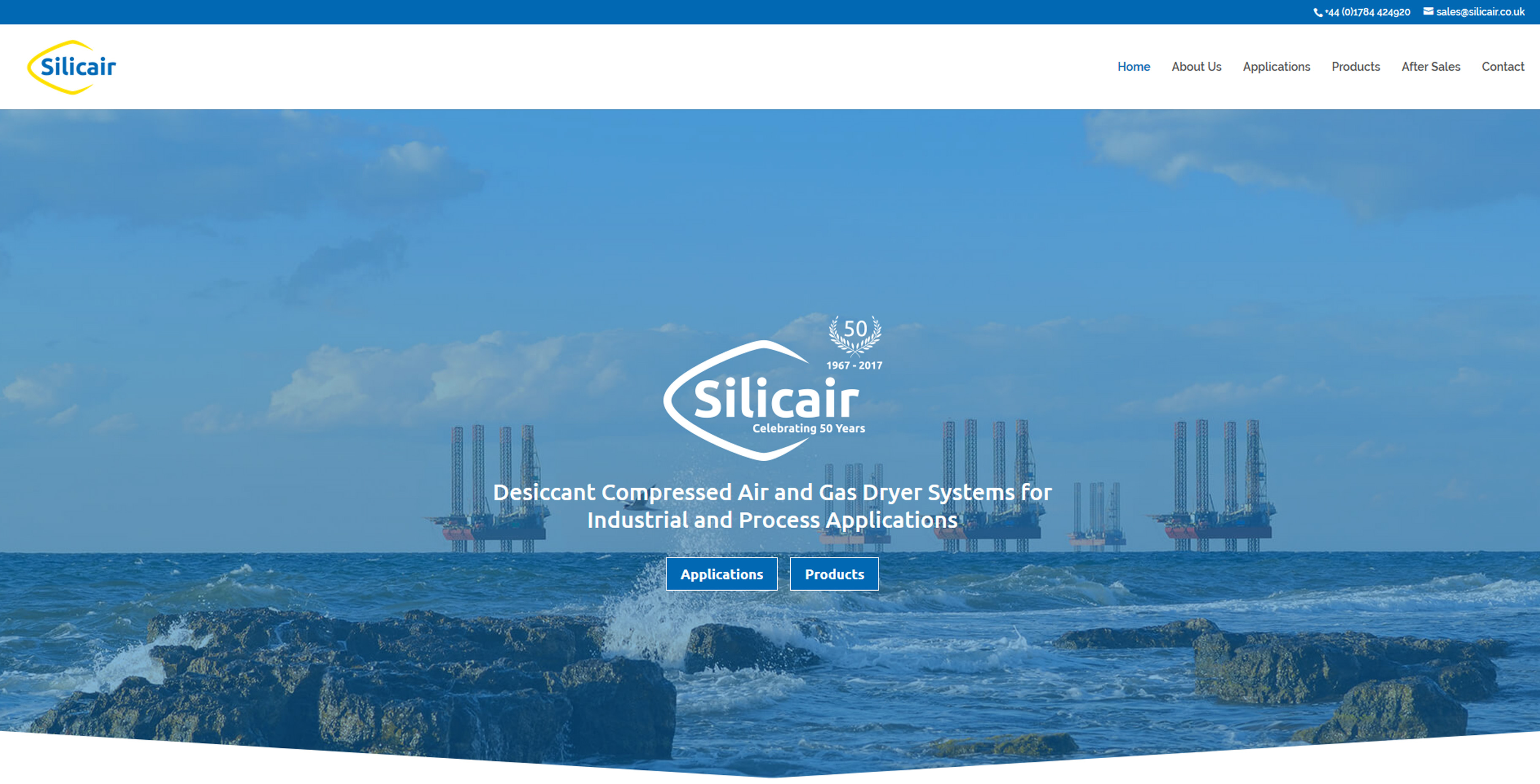 Silicair Dryers Ltd Website