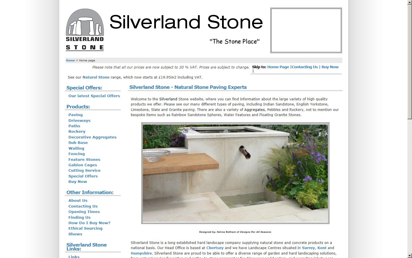 Silverland Stone Ltd Website