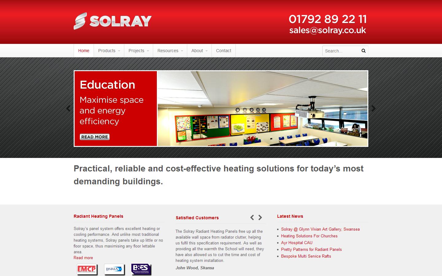 Comyn Ching (Solray) Ltd Website