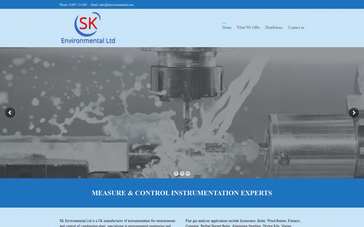 SK Environmental Ltd Website