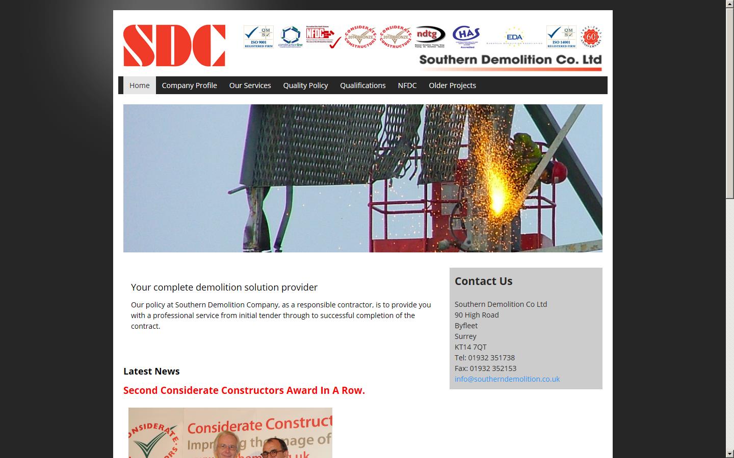 Southern Demolition Co Ltd Website