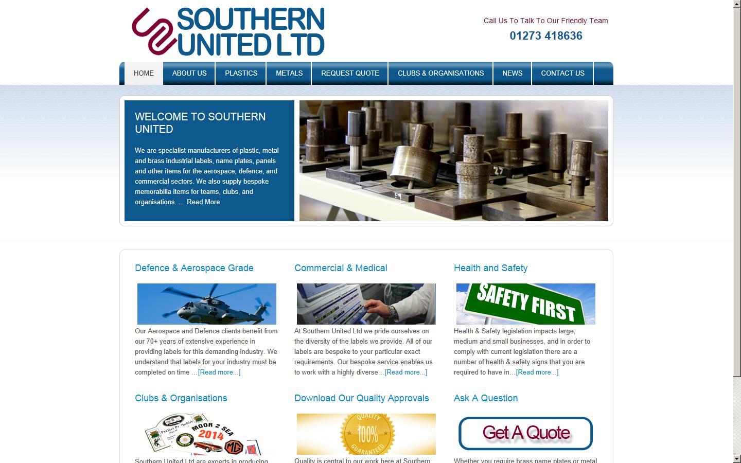 Southern United Ltd Website