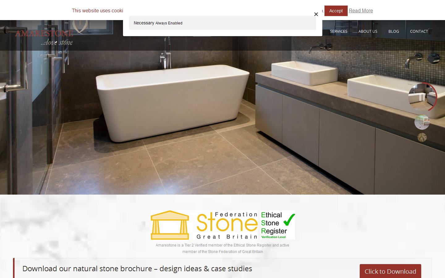 Amarestone Website