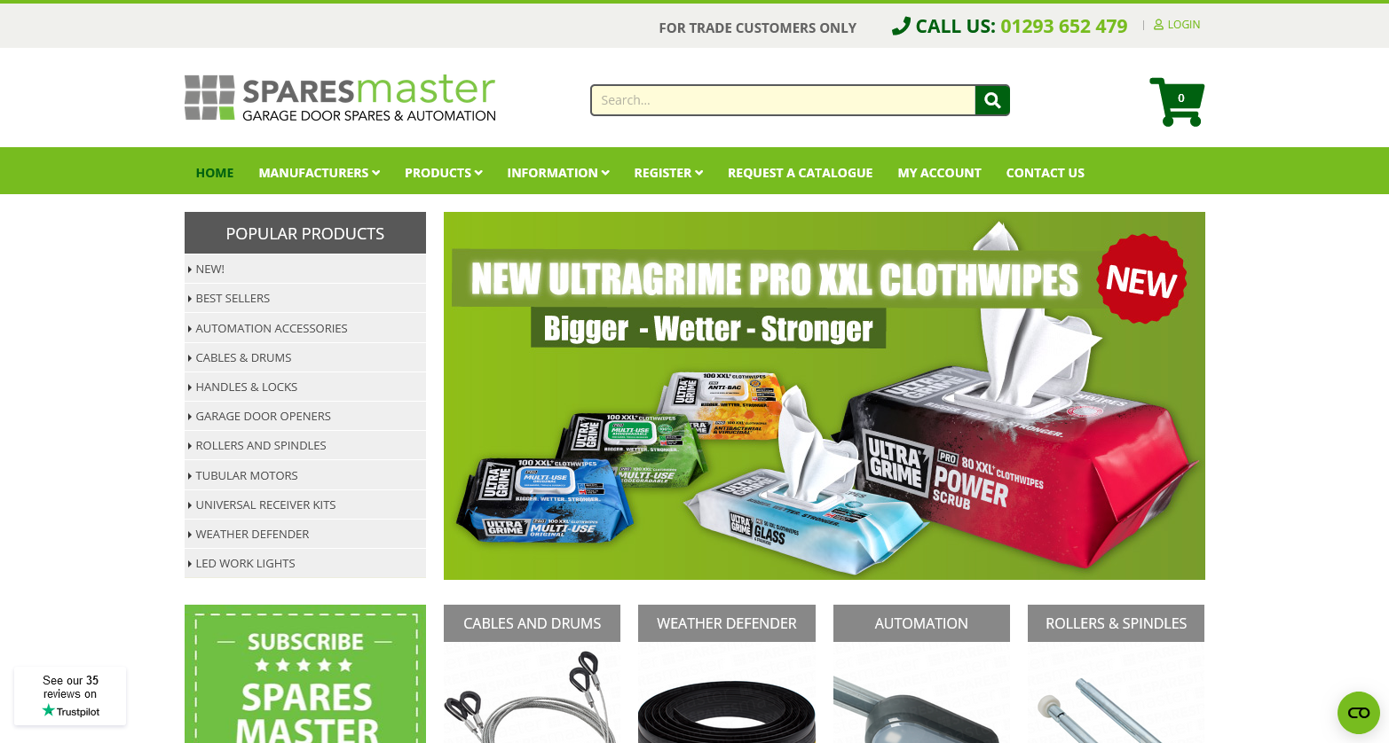 Sparesmaster Ltd Website