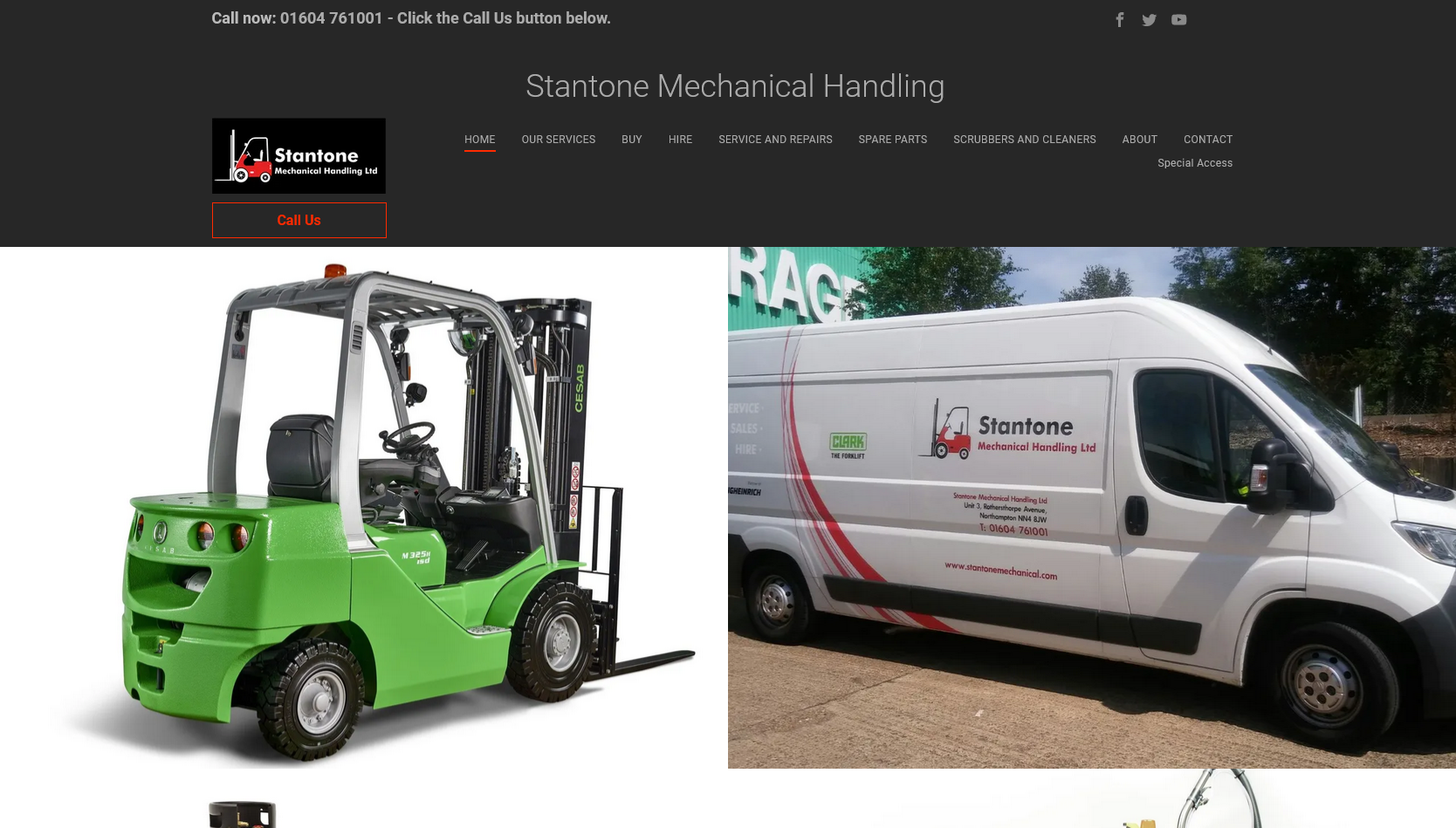 Stantone Mechanical Handling Ltd Website