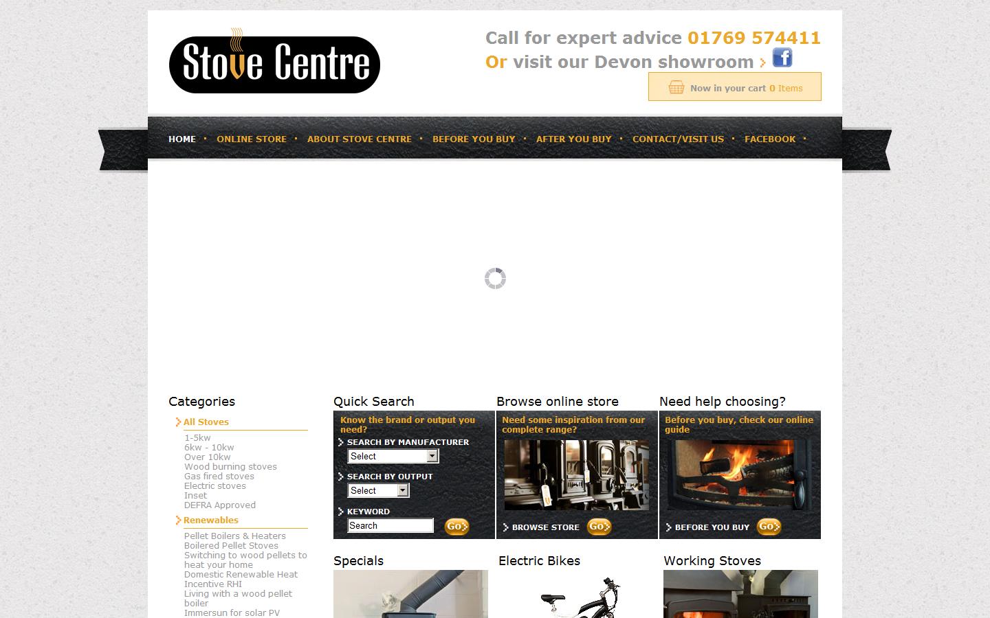 Stove Centre Website