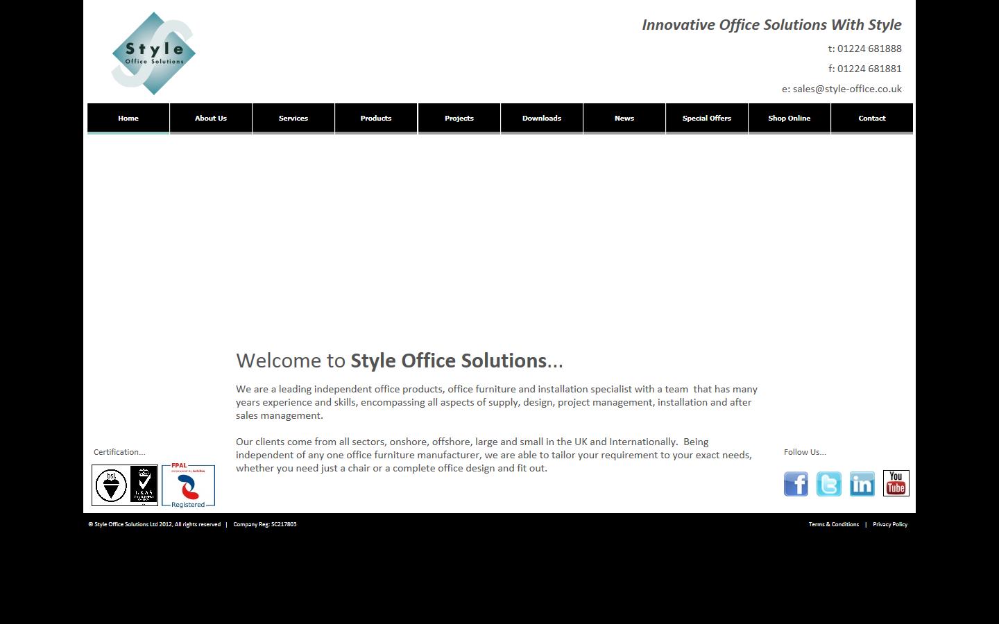 Style Office Solutions Website