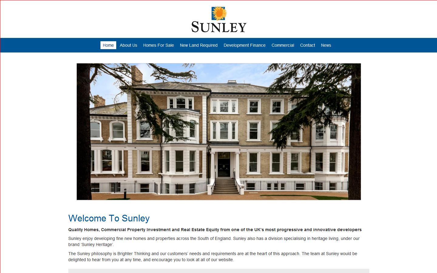 Sunley Holdings Plc Website