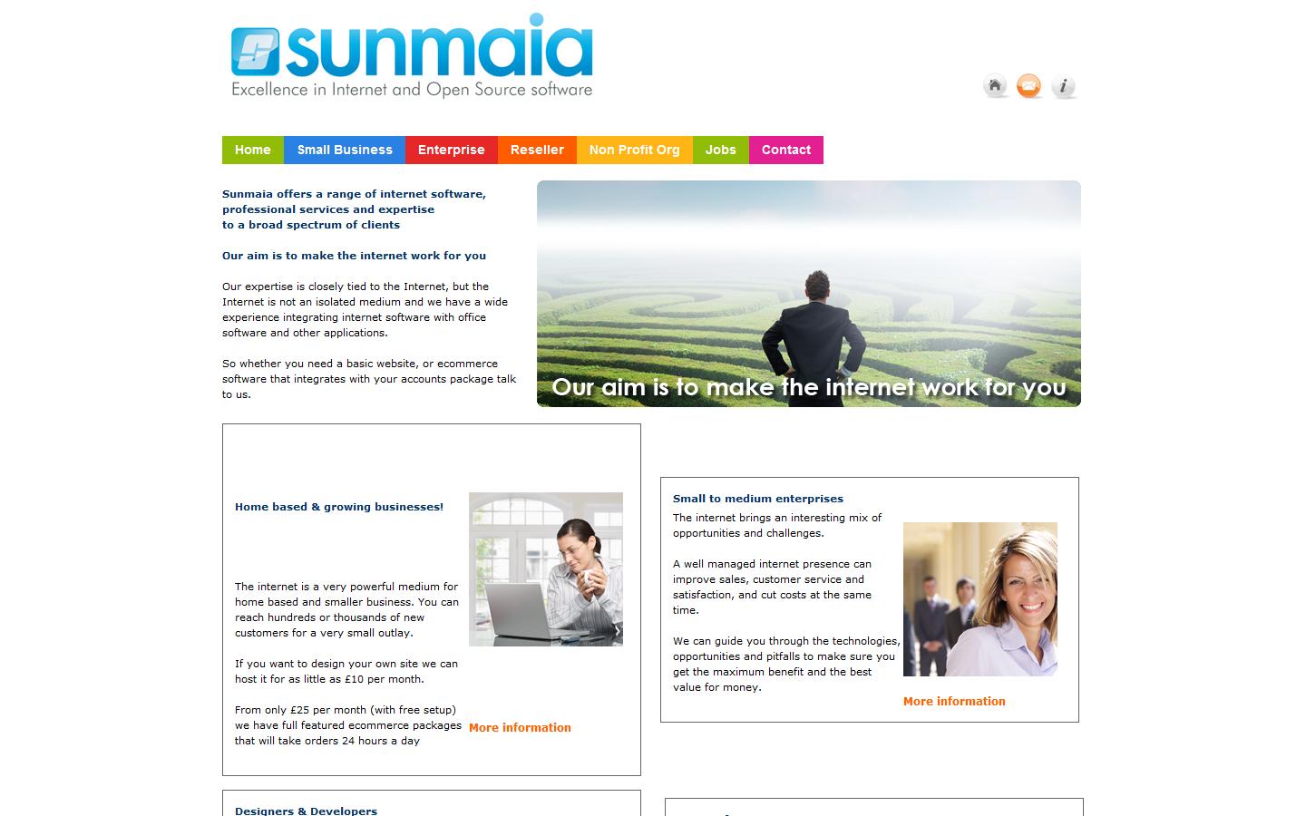 Sunmaia Internet Ltd Website