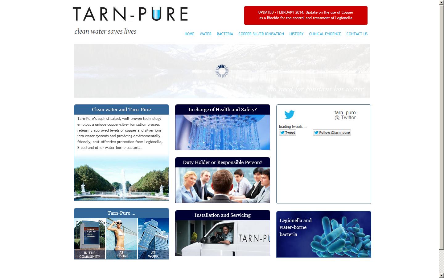 Tarn-Pure Ltd Website