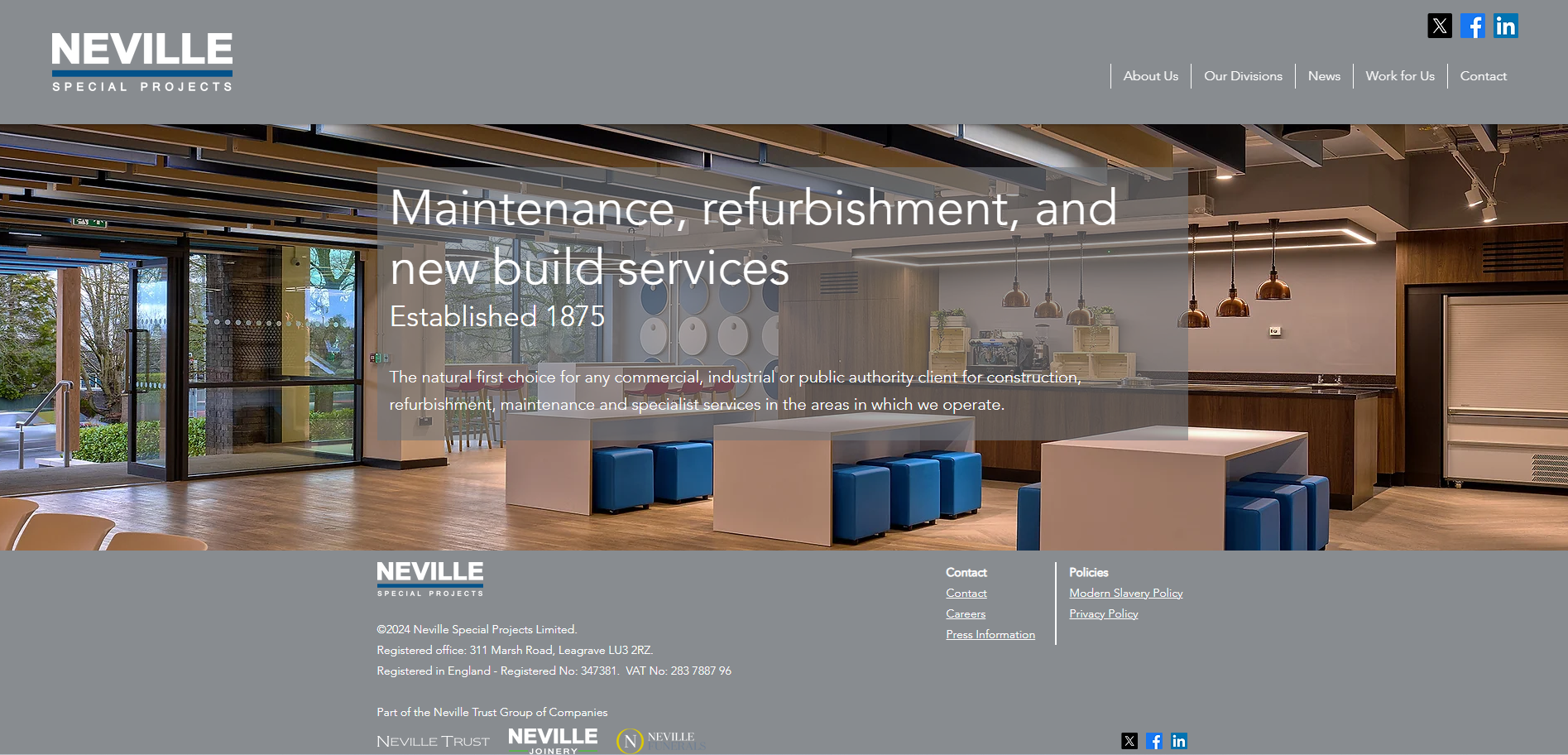 Neville Special Projects Website