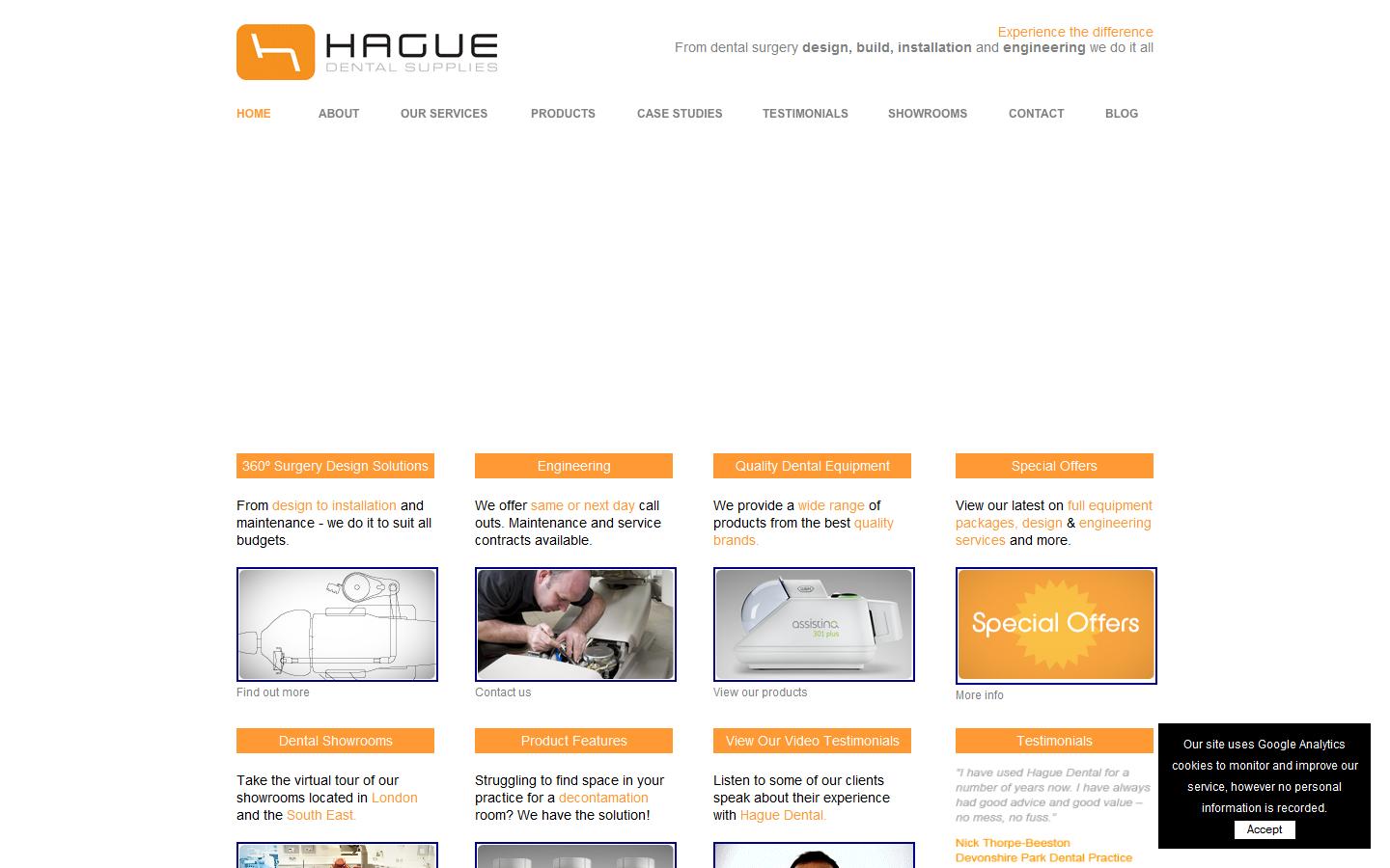 Hague Dental Supplies Ltd Website