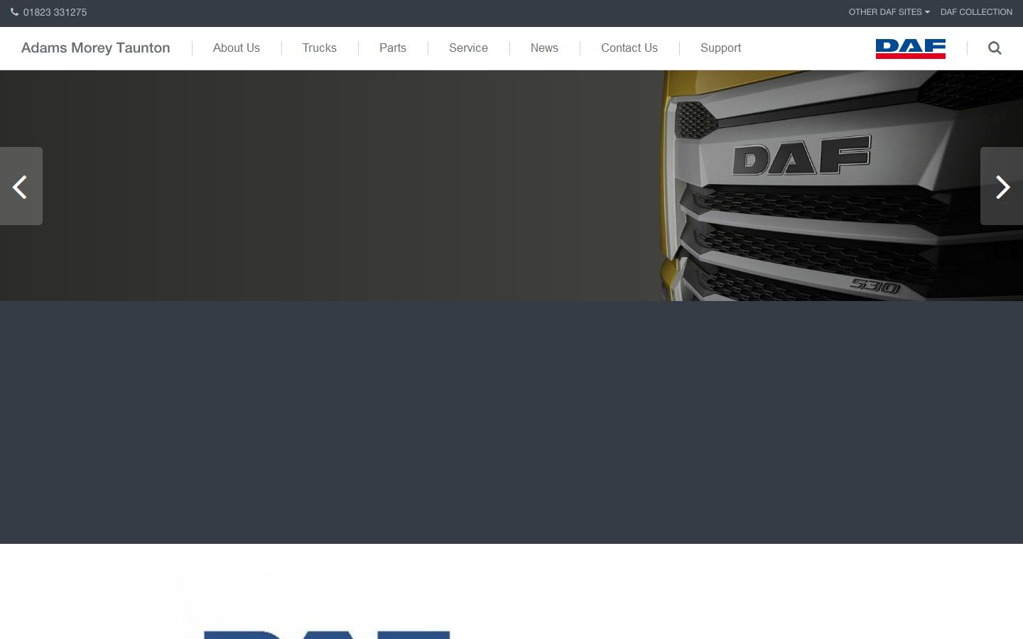 Adams Morey Ltd - Taunton Website