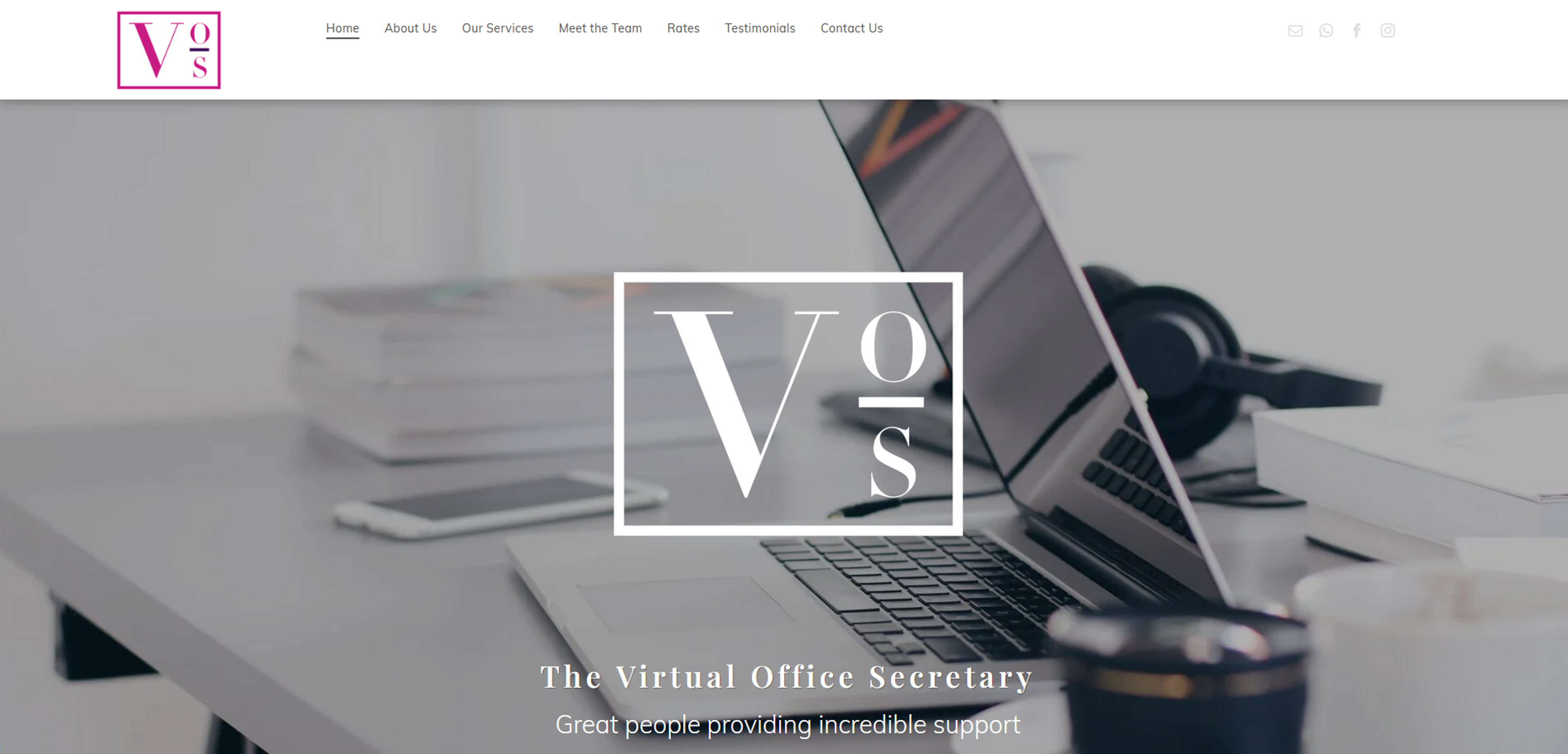 The Virtual Office Secretary Website