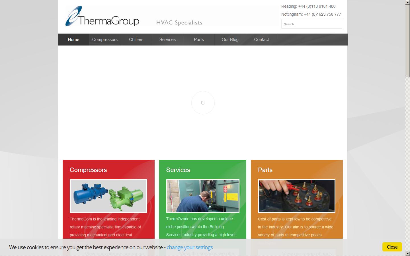 ThermaCom Ltd Website