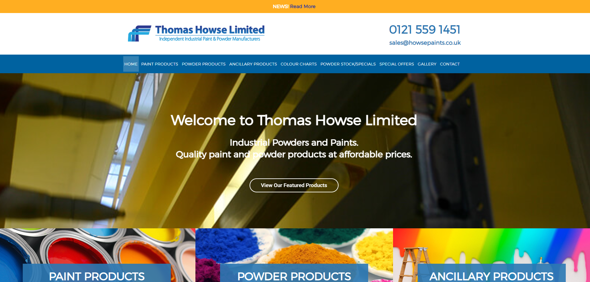 Thomas Howse Ltd Website