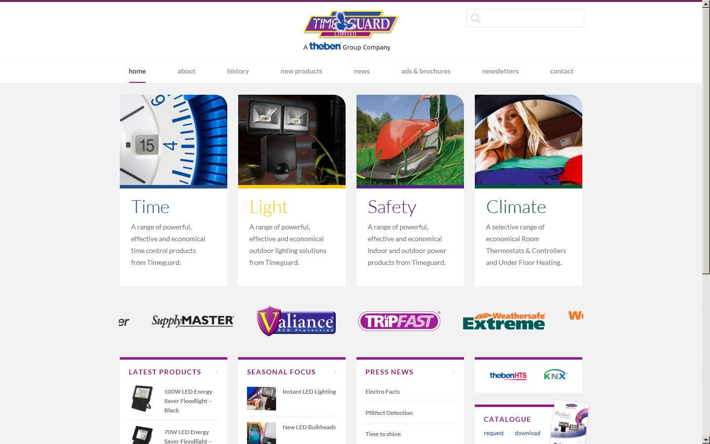 Timeguard Ltd Website