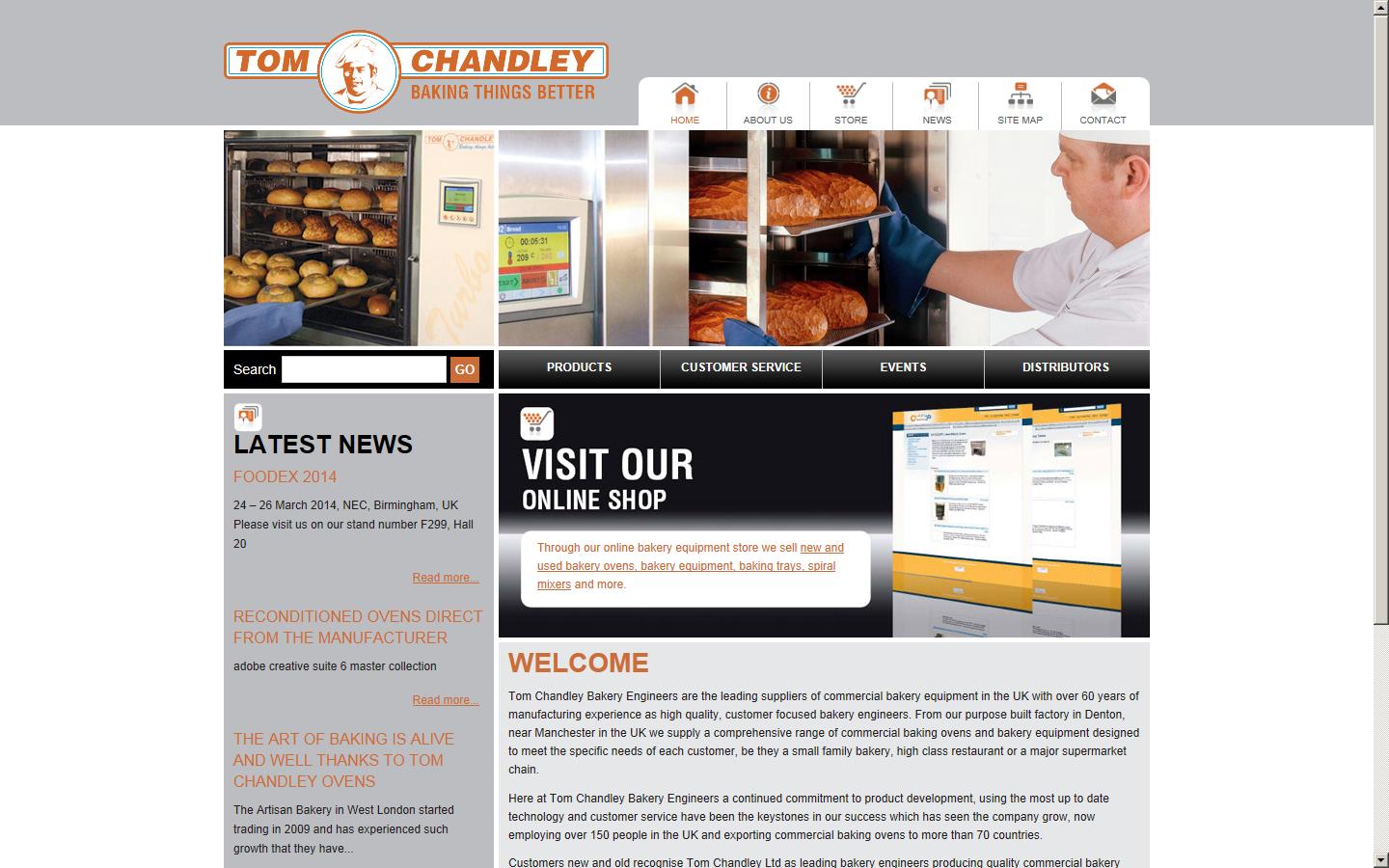 Chandley Ovens Website