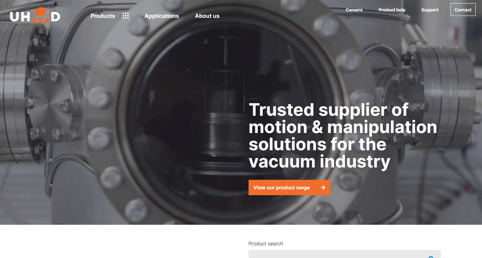 UHV Design Ltd Website