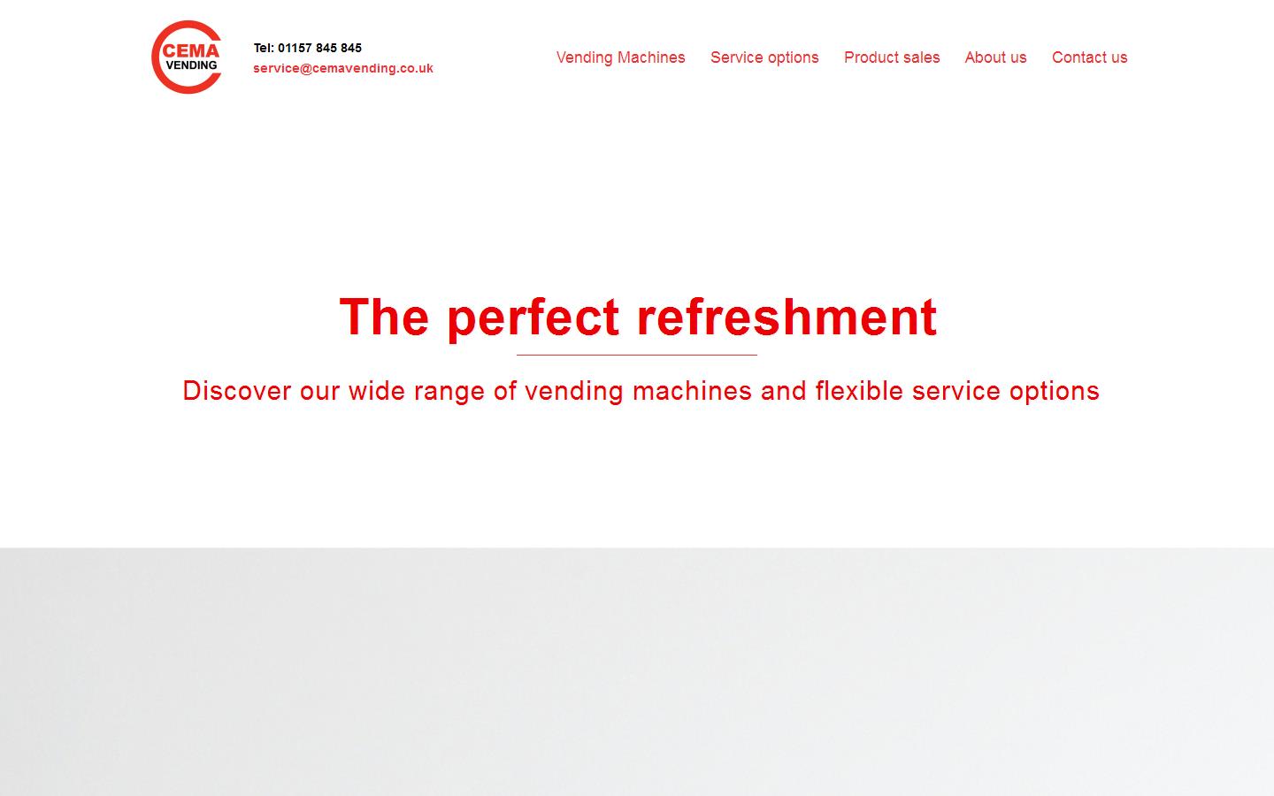 Cema Vending Website