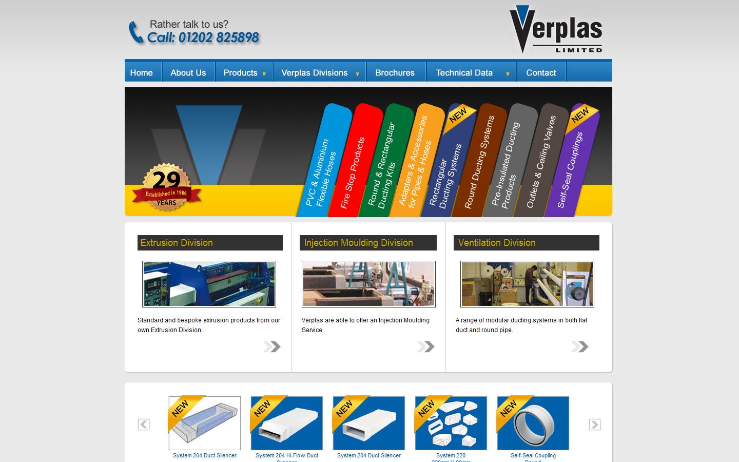 Verplas Ltd Website