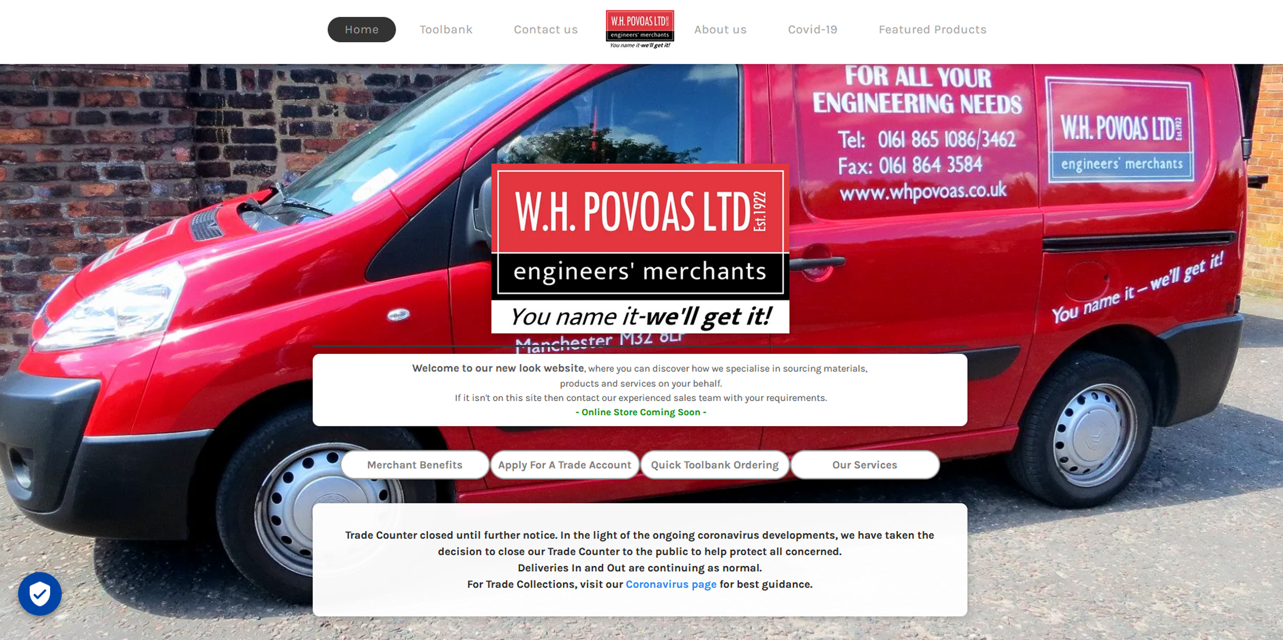 WH Povoas Ltd Website