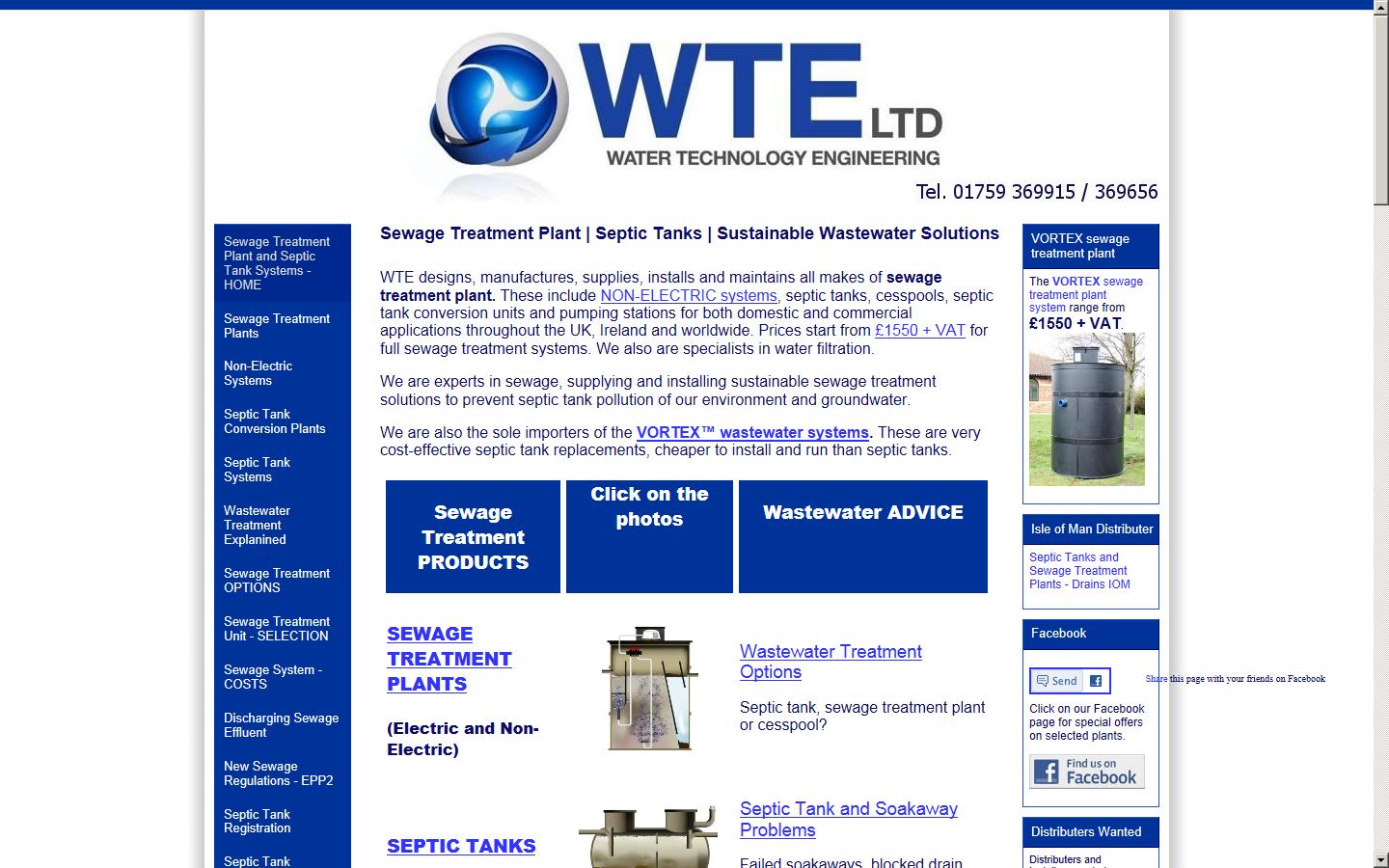 Water Technology Engineering Ltd Website