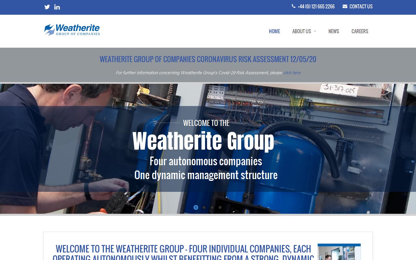 Weatherite Group H.O. Website