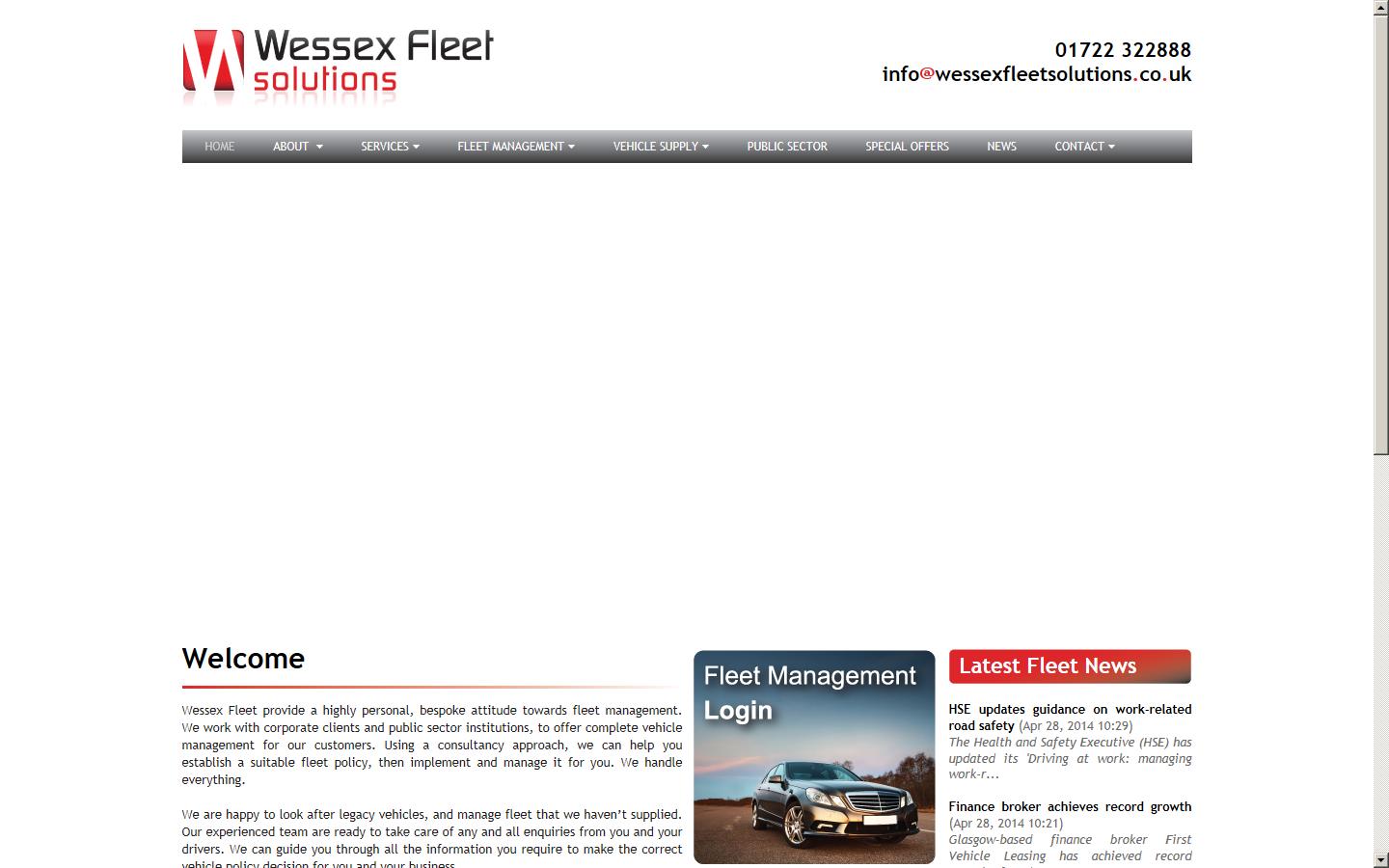 Wessex Fleet Solutions Ltd Website