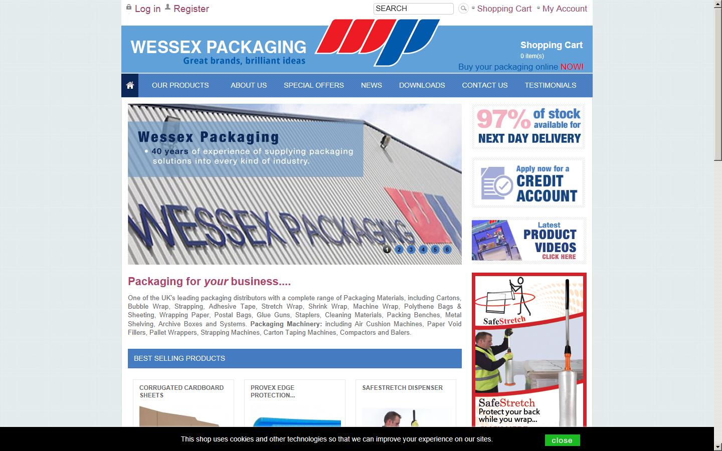 Wessex Packaging - Yeovil Website