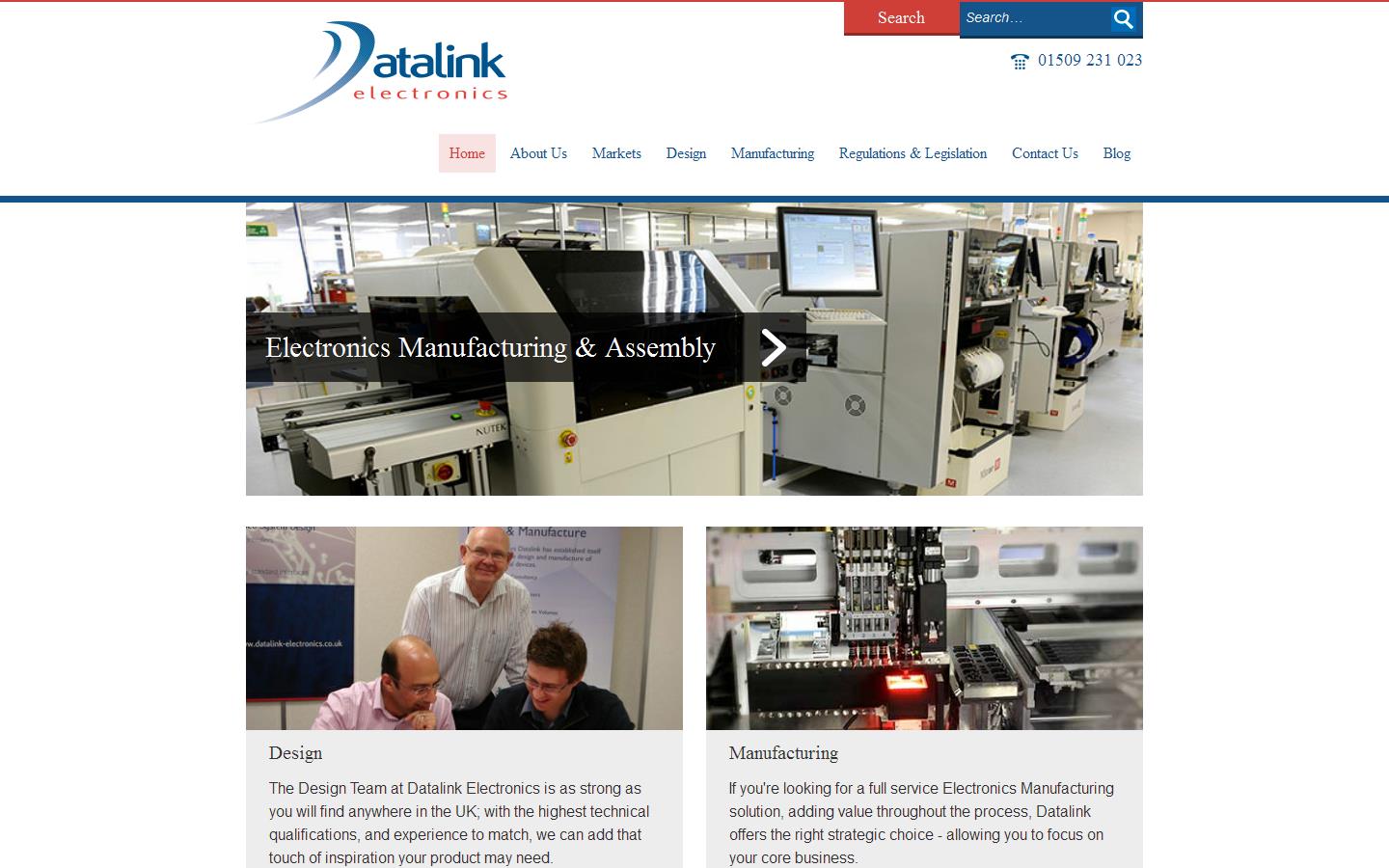 Datalink Electronics Website