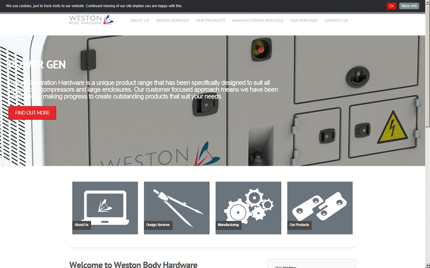 Weston Body Hardware Ltd Website